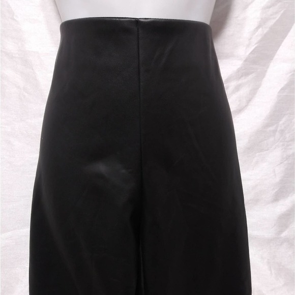 Smooth Fitting BLACK Vegan Leather PANTS L by A NEW DAY - Picture 4 of 11